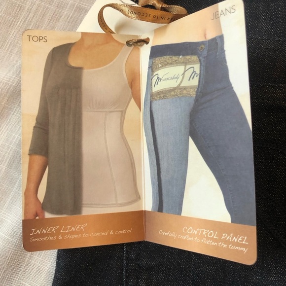 Miracle body Jeans by Miraclesuit NWT Size 0 “Katie” Style - Picture 9 of 12